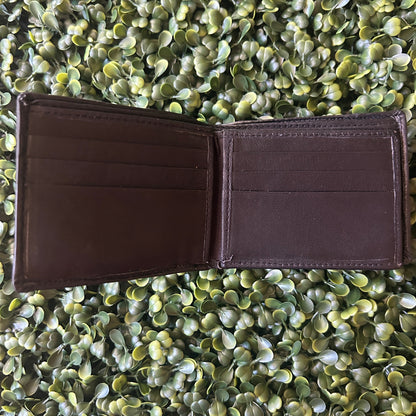 Men’s Alligator  Bifold  Wallet – Blue