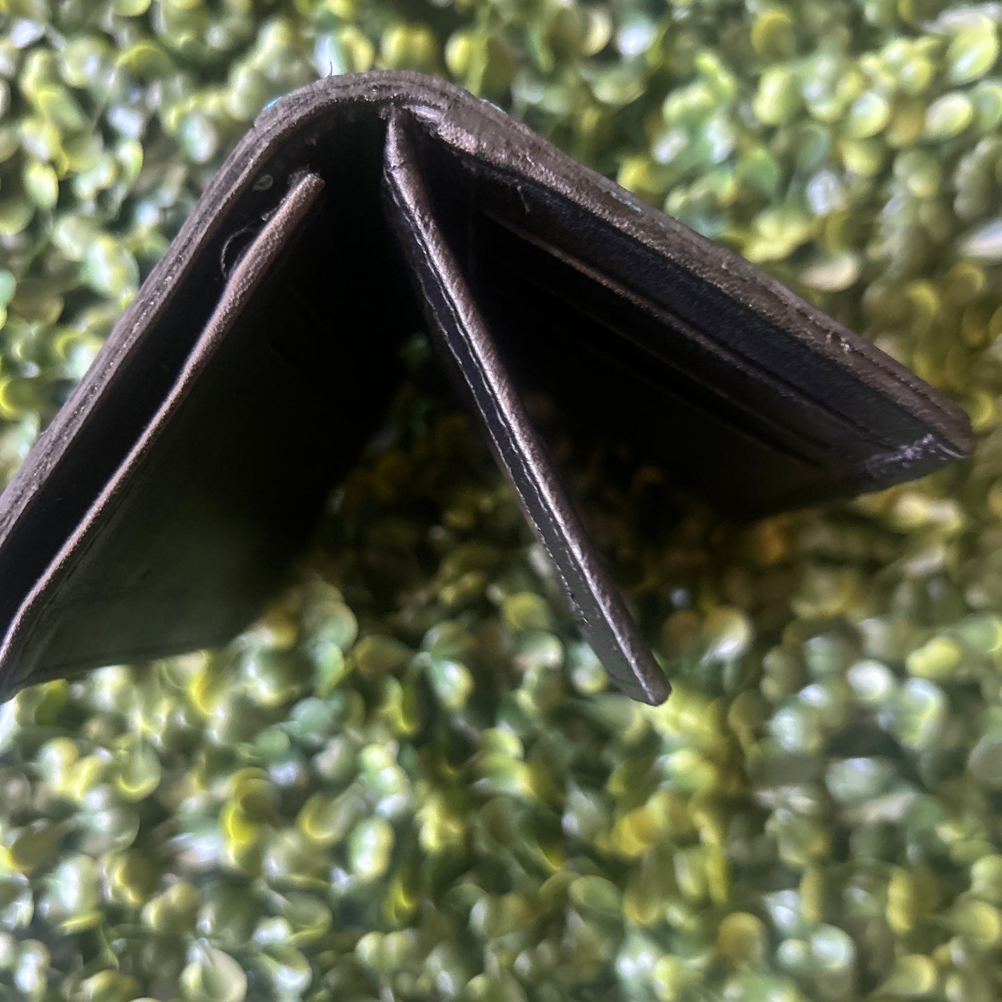 Men's Small Alligator Wallet Bifold  – Teal – Handcrafted in Palm Beach, Florida