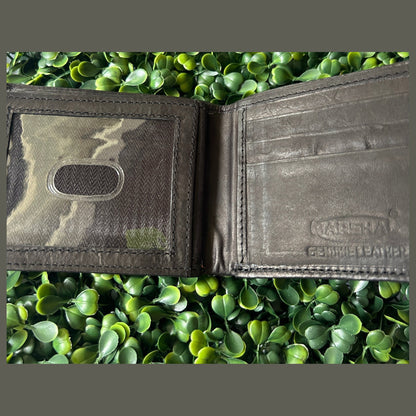 Men's Alligator Bifold Wallet - Teal