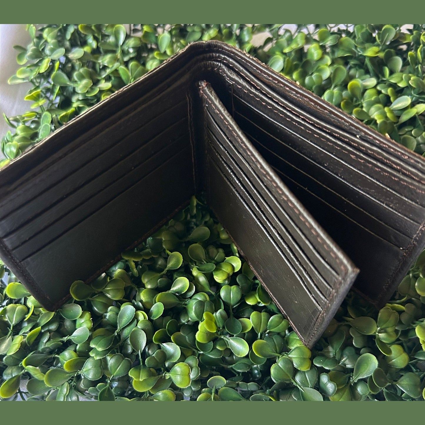 Men’s Python Bifold Wallet – Black & White – Handcrafted in Palm Beach, Florida