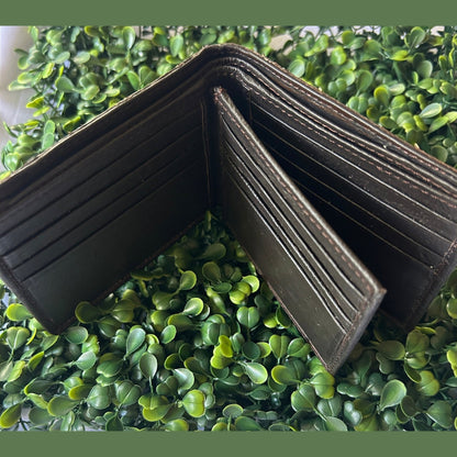 Men’s Python Bifold Wallet – Black & White – Handcrafted in Palm Beach, Florida