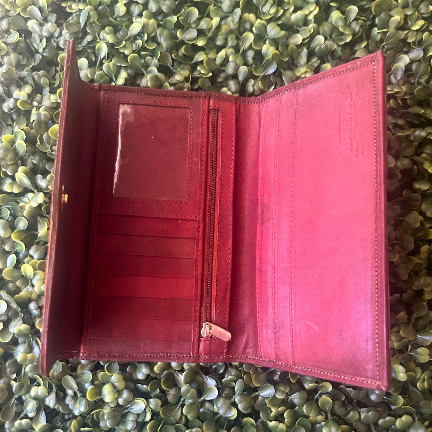 Women's Alligator Leather Wallet – Large Wallet (Tan)